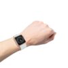 A woman's wrist with the BFR Logo - Watch Band for Apple Watch on it.