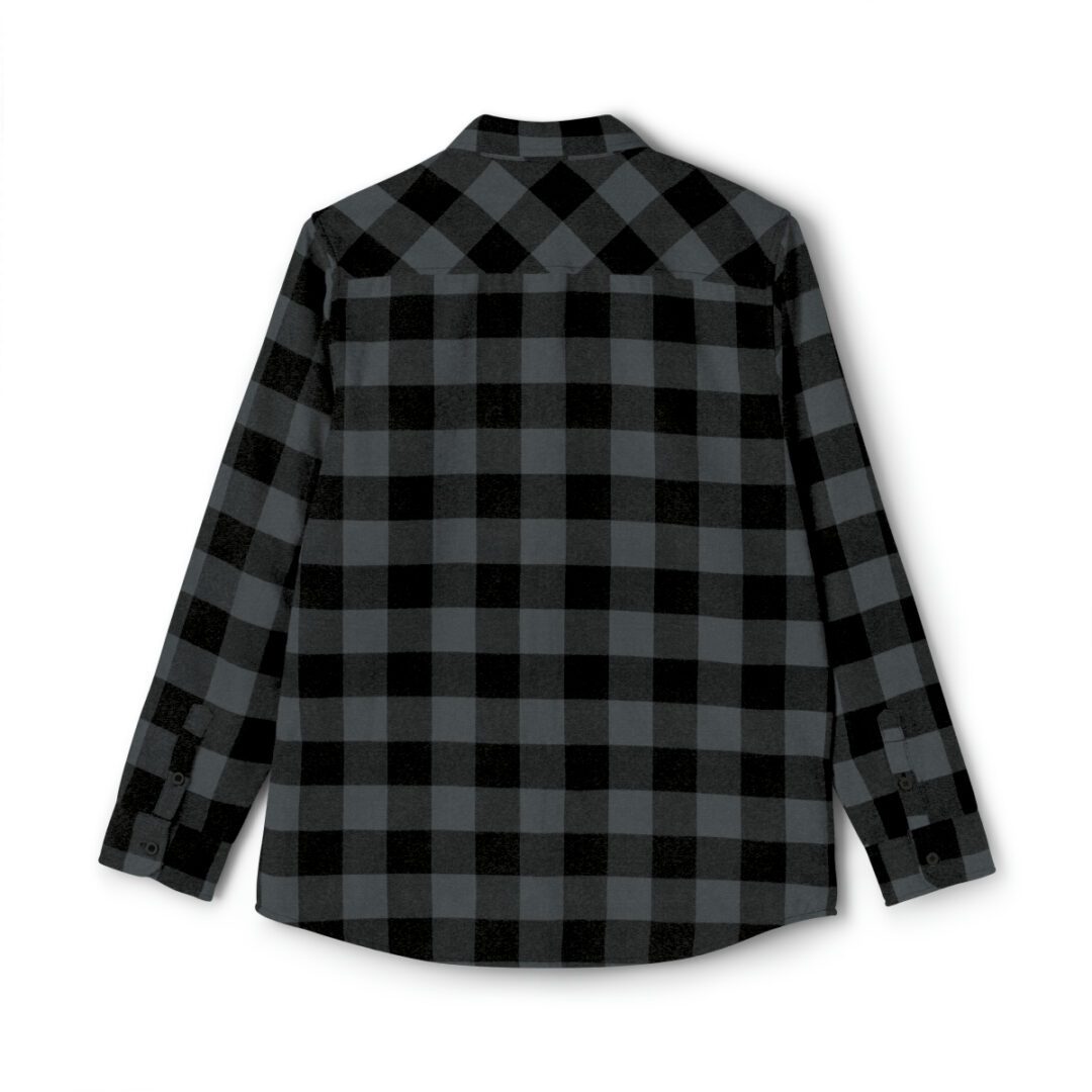 A BFR Logo - Unisex Flannel Shirt on a white background. A BFR Logo - Unisex Flannel Shirt on a white background.