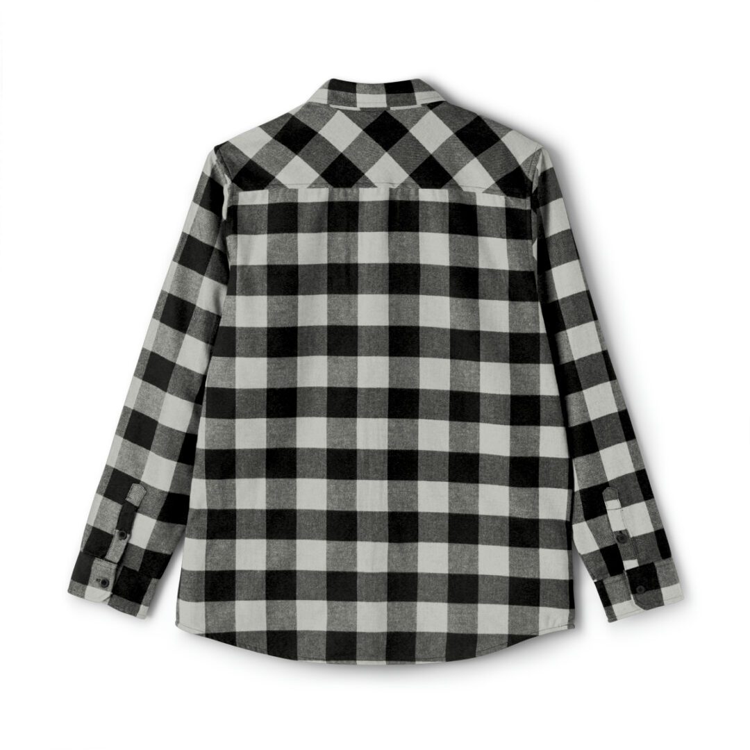 A BFR Logo - Unisex Flannel Shirt on a white background. A BFR Logo - Unisex Flannel Shirt on a white background.