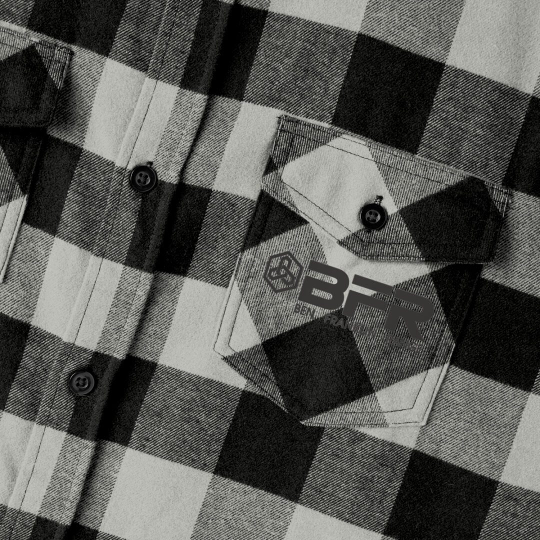 A BFR Logo - Unisex Flannel Shirt. A BFR Logo - Unisex Flannel Shirt.