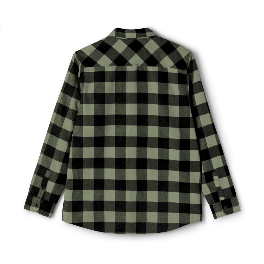 A BFR Logo - Unisex Flannel Shirt on a white background. A BFR Logo - Unisex Flannel Shirt on a white background.