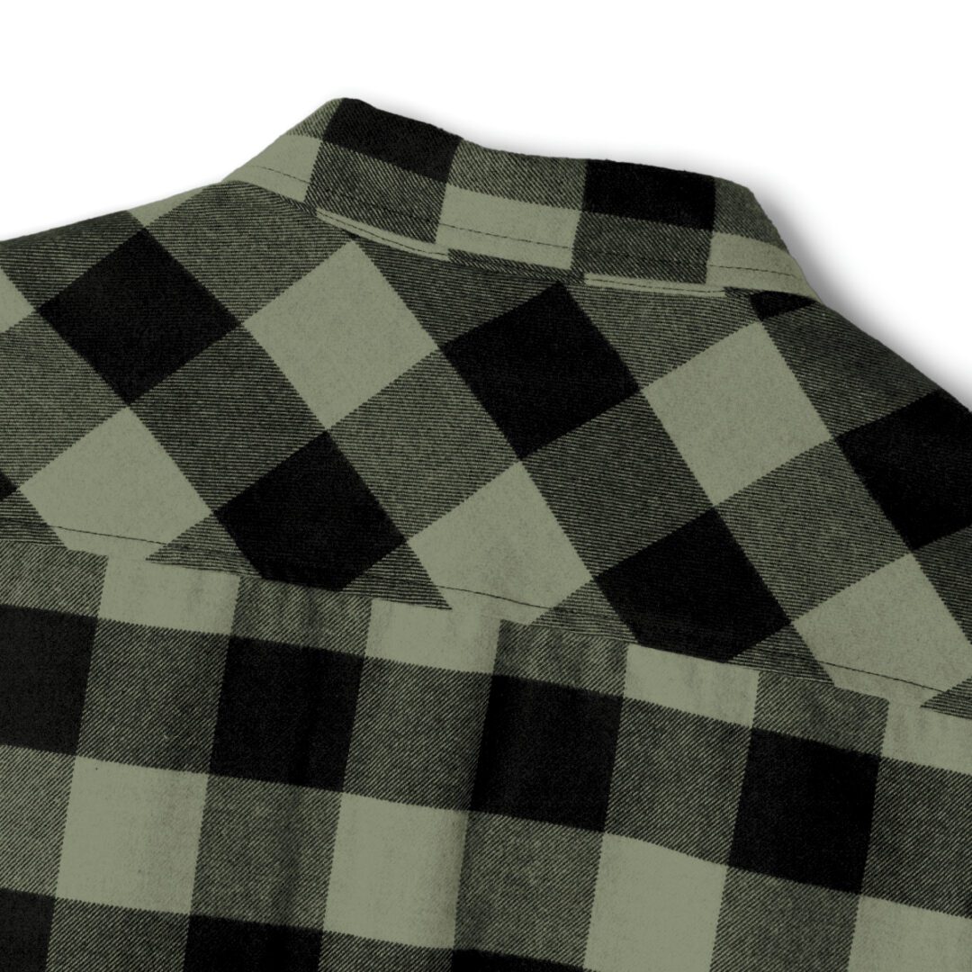 The back of a BFR Logo - Unisex Flannel Shirt. The back of a BFR Logo - Unisex Flannel Shirt.