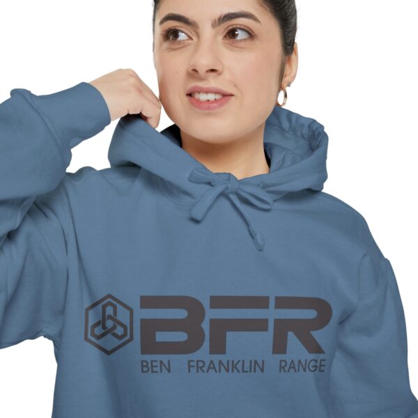 BFR Logo - Unisex Garment-Dyed Hoodie ben franklin ranges unisex hoodie.