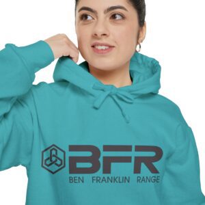 BFR Logo - Unisex Garment-Dyed Hoodie ben franklin range unisex hoodie.