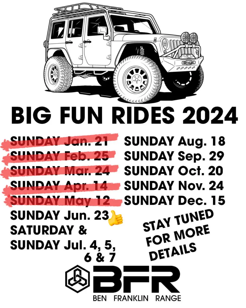 Ben Franklin Range - Big Fun Rides - 2024