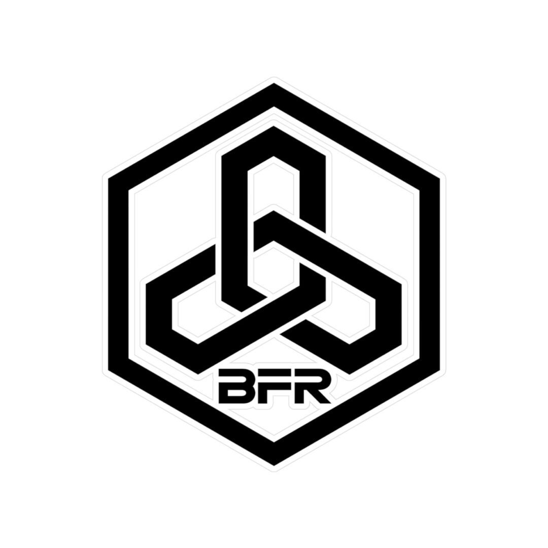 BFR logo: Interlocking hexagons. BFR logo: Interlocking hexagons.