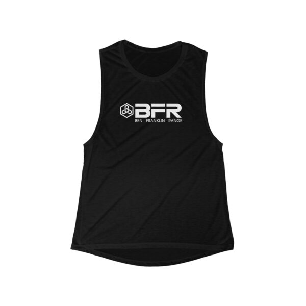 BFR Logo - Women's Flowy Scoop Muscle Tank