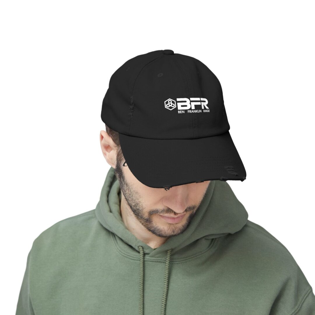 Black Ben Franklin Range dad hat.