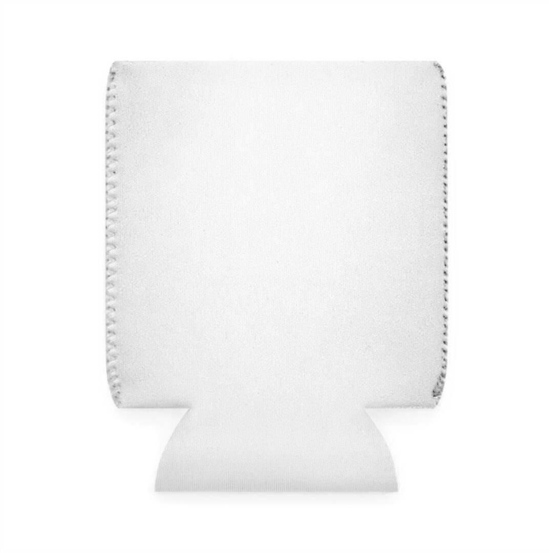 White blank can cooler on white background.