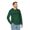 Man wearing green hoodie with BFR logo.