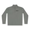Gray half-zip pullover with BFR logo.