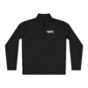 Black BFR logo quarter-zip pullover.