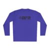 Purple long-sleeve shirt with BFR logo.