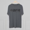 Gray t-shirt with BFR logo hanging.