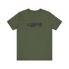 Green t-shirt with BFR logo design.