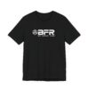 Black t-shirt with BFR logo design.