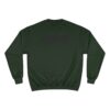 Dark green sweatshirt with subtle logo design. Dark green sweatshirt with subtle logo design.