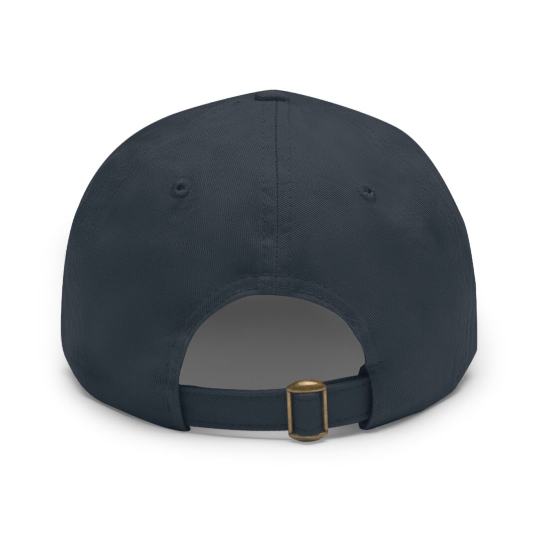 Back view of a navy baseball cap.