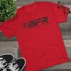 Red T-shirt with BFR logo displayed.