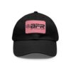Black cap with pink BFR logo patch.