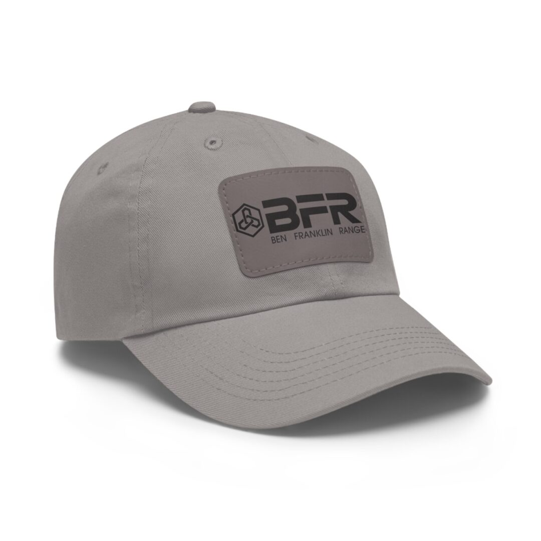 Gray cap with BFR logo patch.