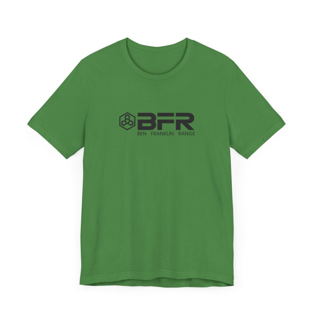 Green T-shirt with BFR logo design.