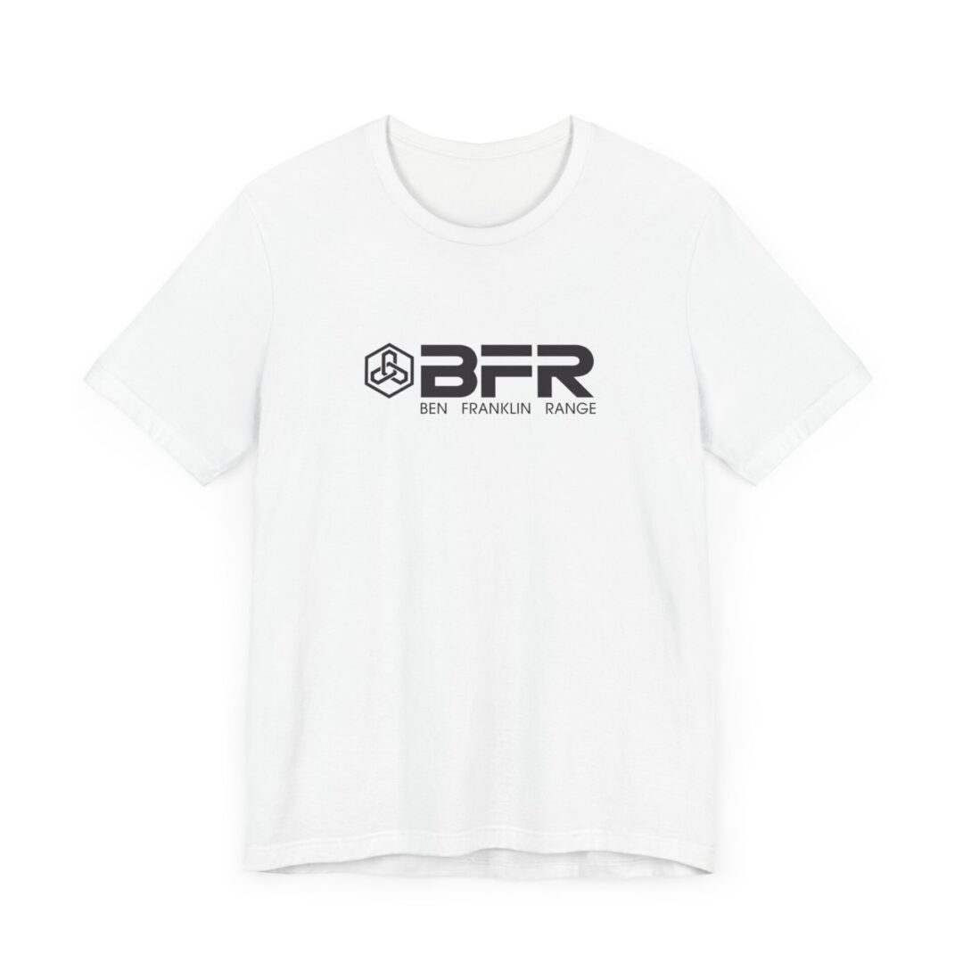 White T-shirt with BFR logo design.