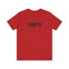 Red T-shirt with black BFR logo.