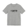Gray T-shirt with BFR logo design.