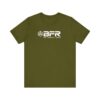 Olive green T-shirt with BFR logo.