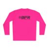 Pink long-sleeve shirt with BFR logo.