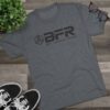 Gray t-shirt with "BFR" logo design.