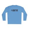 Blue long-sleeve shirt with BFR logo.