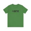 Green t-shirt with BFR logo design.