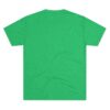 Green t-shirt back view.