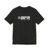 Black t-shirt with "BFR" logo design.