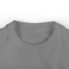 Gray t-shirt with crew neck design.