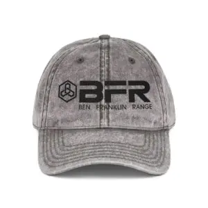Gray cap with "BFR" logo on front.