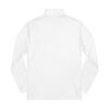 White long-sleeve shirt, back view.