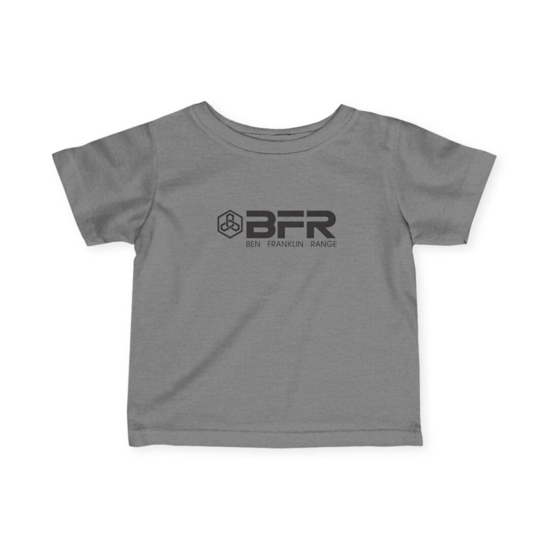 Gray toddler t-shirt with BFR logo.