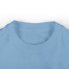 Light blue T-shirt close-up view.
