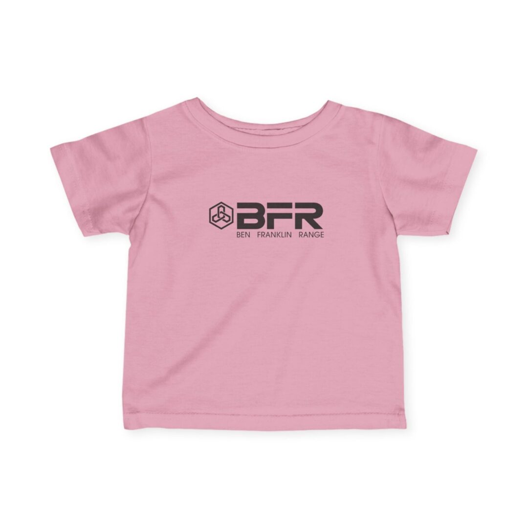 Pink toddler t-shirt with BFR logo.