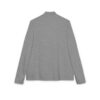 Gray long-sleeve shirt, back view.