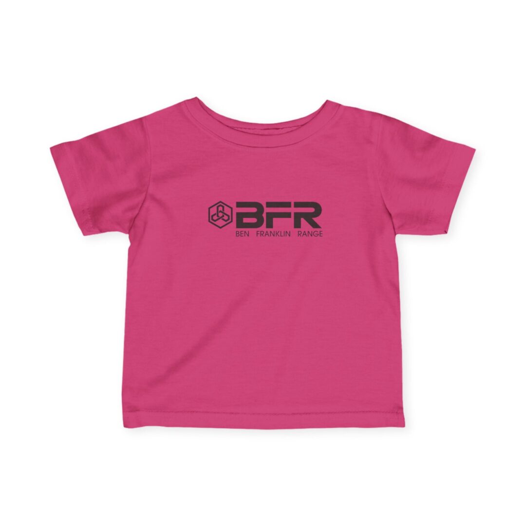 Pink toddler t-shirt with BFR logo.