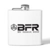 White flask with "BFR" logo and text.